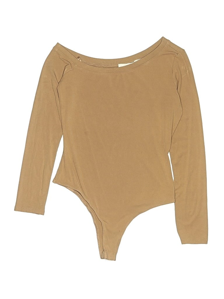 Pre-owned Astr Bodysuit In Brown