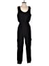 Discreet 100% Polyester Solid Black Jumpsuit Size L - photo 1