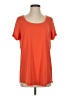 Athleta Orange Short Sleeve T-Shirt Size S (tall) - photo 1
