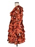 TCEC 100% Polyester Paisley Orange Cocktail Dress Size M - photo 5