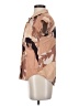Assorted Brands 100% Rayon Camo Brown Short Sleeve Blouse Size XS - photo 5