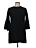 Karlie Solid Black Casual Dress Size M - photo 1