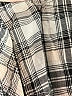 Unbranded Plaid Silver White 3/4 Sleeve Button-Down Shirt Size 2X (estimated) - photo 7
