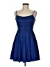 Jodi Kristopher Stars Blue Cocktail Dress Size 9 - photo 1
