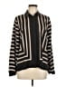 Modern Works 100% Polyester Stripes Black Kimono Size M - photo 1