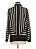 Modern Works 100% Polyester Stripes Black Kimono Size M - photo 2