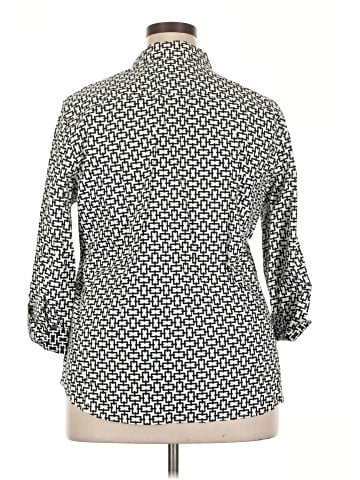 Foxcroft 3/4 Sleeve Blouse (view 2)