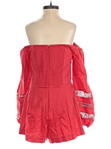 Red Carter Romper (view 2)