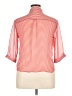 Lovely Day Stripes Red 3/4 Sleeve Button-Down Shirt Size XL (estimated) - photo 2