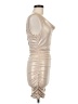 Windsor Metallic Tan Cocktail Dress Size M - photo 4