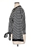 Halogen 100% Polyester Stripes Black Long Sleeve Blouse Size XL - photo 5