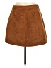 Old Navy 100% Polyester Solid Brown Casual Skirt Size 6 - photo 2