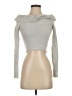 Princess Polly 100% Polyester Silver Gray Pullover Sweater Size XXS (estimated) - photo 1