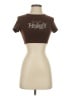 Shein Brown Short Sleeve Turtleneck Size 2 - photo 1