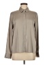 Donna Karan New York 100% Polyester Solid Gray Long Sleeve Blouse Size S - photo 1