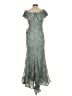 Xscape 100% Polyester Teal Cocktail Dress Size 8 (petite) - photo 2