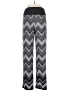 Apt. 9 Chevron-herringbone Silver Casual Pants Size L - photo 1