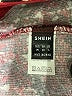 Shein 100% Polyester Tweed Burgundy Shorts Size 6 - photo 3