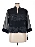 Dana Kay 100% Polyester Black Track Jacket Size 16 - photo 1