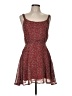 Lucca Couture 100% Polyester Hearts Red Cocktail Dress Size M - photo 1