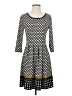 Max Studio Print Black Casual Dress Size S - photo 1