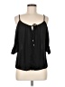 Be Cool 100% Polyester Black Sleeveless Blouse Size M - photo 1