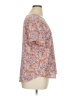 Shein Curve Floral Orange Short Sleeve Blouse Size 16 Plus (2) - photo 4