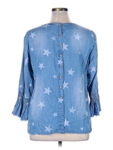 MULTIPLES 3/4 Sleeve Blouse (view 2)