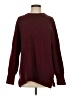 Fashion Solid Burgundy Pullover Sweater Size S - photo 1