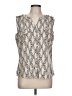 Adrienne Vittadini Ivory Sleeveless Blouse Size L - photo 1