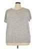 Caslon Gray Short Sleeve Top Size 3X - photo 1