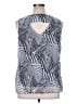 AB Studio 100% Polyester Silver Tank Top Size XL - photo 2