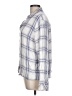 Rails 100% Rayon Plaid Silver Long Sleeve Blouse Size L - photo 5