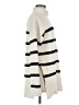 The Drop Stripes Ivory Turtleneck Sweater Size M - photo 4