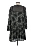 Hinge 100% Polyester Paisley Black Casual Dress Size S - photo 2