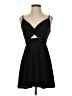Mi ami Solid Black Cocktail Dress Size XS - photo 1