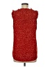 VIISHOW Red Sleeveless Blouse Size M - photo 2