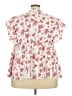 Unbranded White Short Sleeve Blouse Size 5X - photo 2