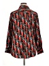 Maison d' Amelie Print Red Long Sleeve Blouse Size XL - photo 2