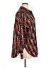 Maison d' Amelie Print Red Long Sleeve Blouse Size XL - photo 4