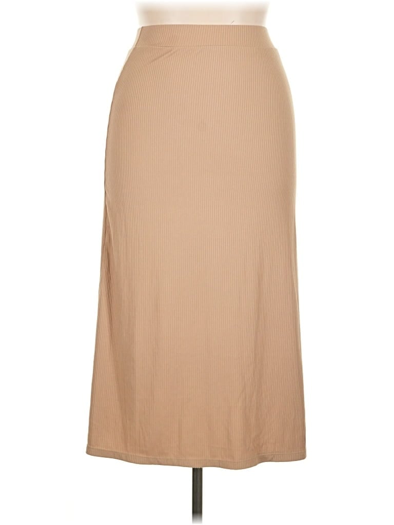Pre-owned Capella Apparel Casual Skirt In Tan