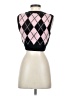 Shein Argyle Pink Sweater Vest Size 4 - photo 2