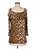 Clara Sun Woo 100% Polyester Brown 3/4 Sleeve Top Size M - photo 2