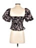 ASTR The Label Black Short Sleeve Blouse Size XS - photo 2