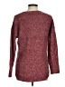Leo & Nicole Tweed Burgundy Pullover Sweater Size M - photo 2