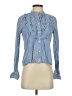 J.Crew Blue Long Sleeve Blouse Size XS - photo 1
