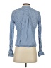 J.Crew Blue Long Sleeve Blouse Size XS - photo 2