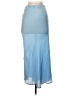 Bucketlist 100% Polyester Color Block Blue Formal Skirt Size S - photo 2