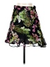 Lovers + Friends 100% Polyester Tropical Black Casual Skirt Size S - photo 1