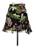Lovers + Friends 100% Polyester Tropical Black Casual Skirt Size S - photo 2